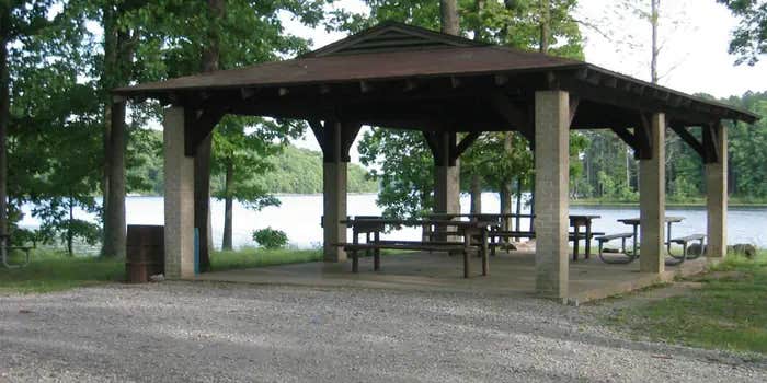 Camper submitted image from Crab Orchard National Wildlife Refuge Devil's Kitchen Group Campground