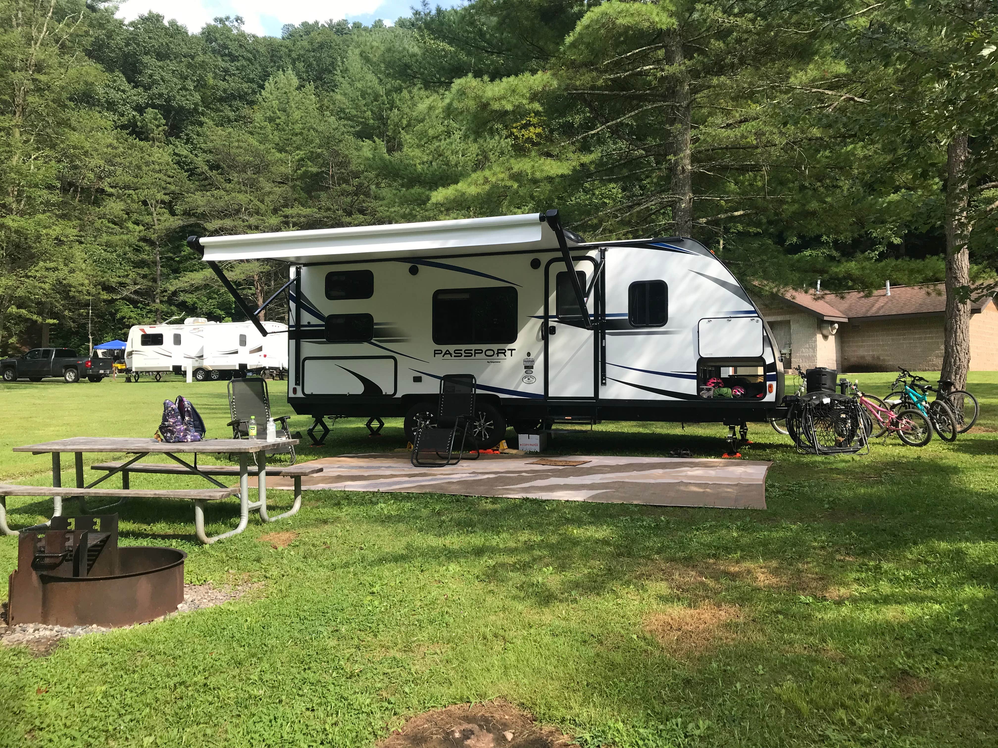 Paula R.'s photo of rv camping at Little Pine State Park Campground near Cammal, PA