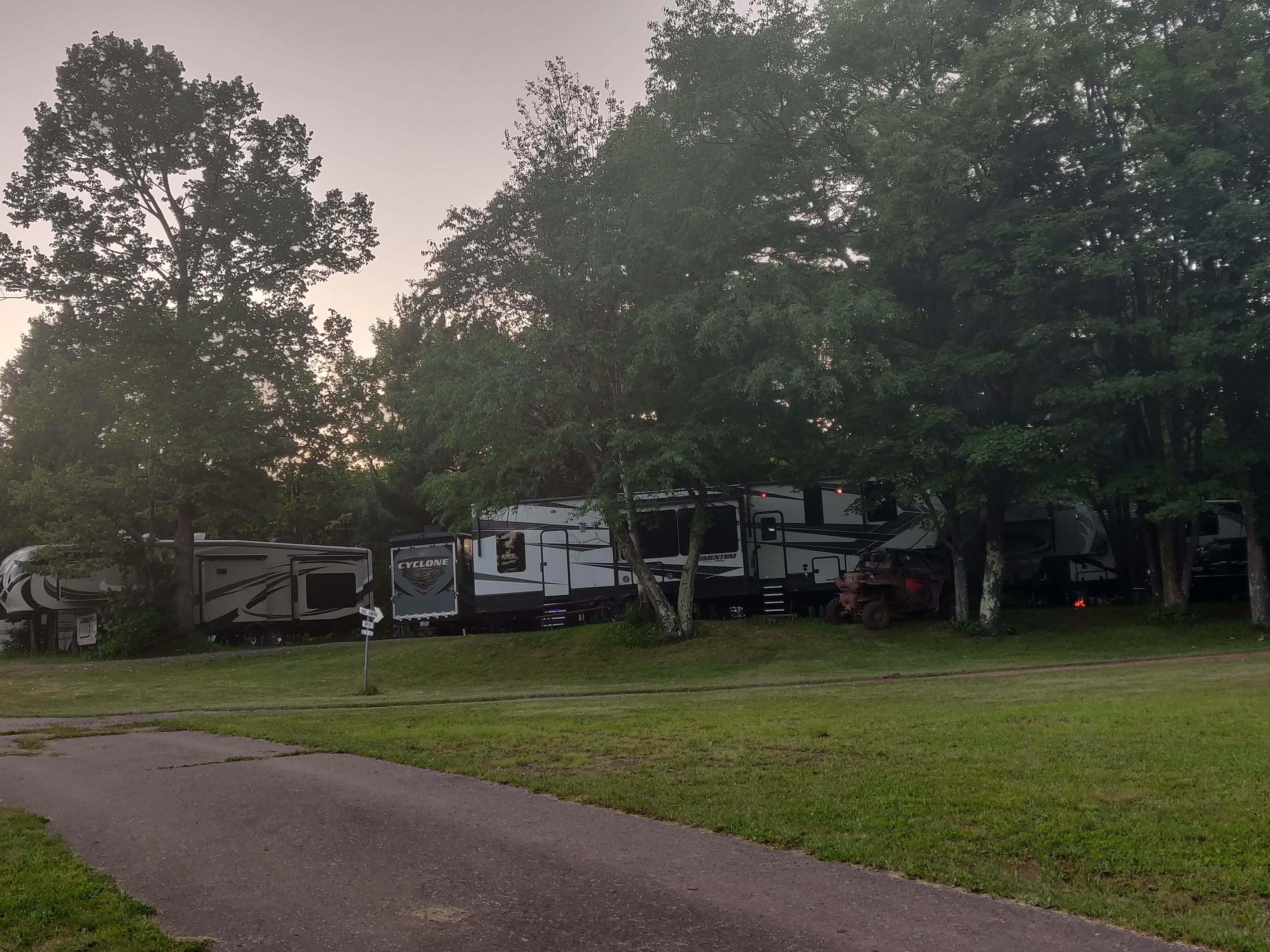 Camper-submitted photo at Alpine Campground & RV Park near Bayfield, WI
