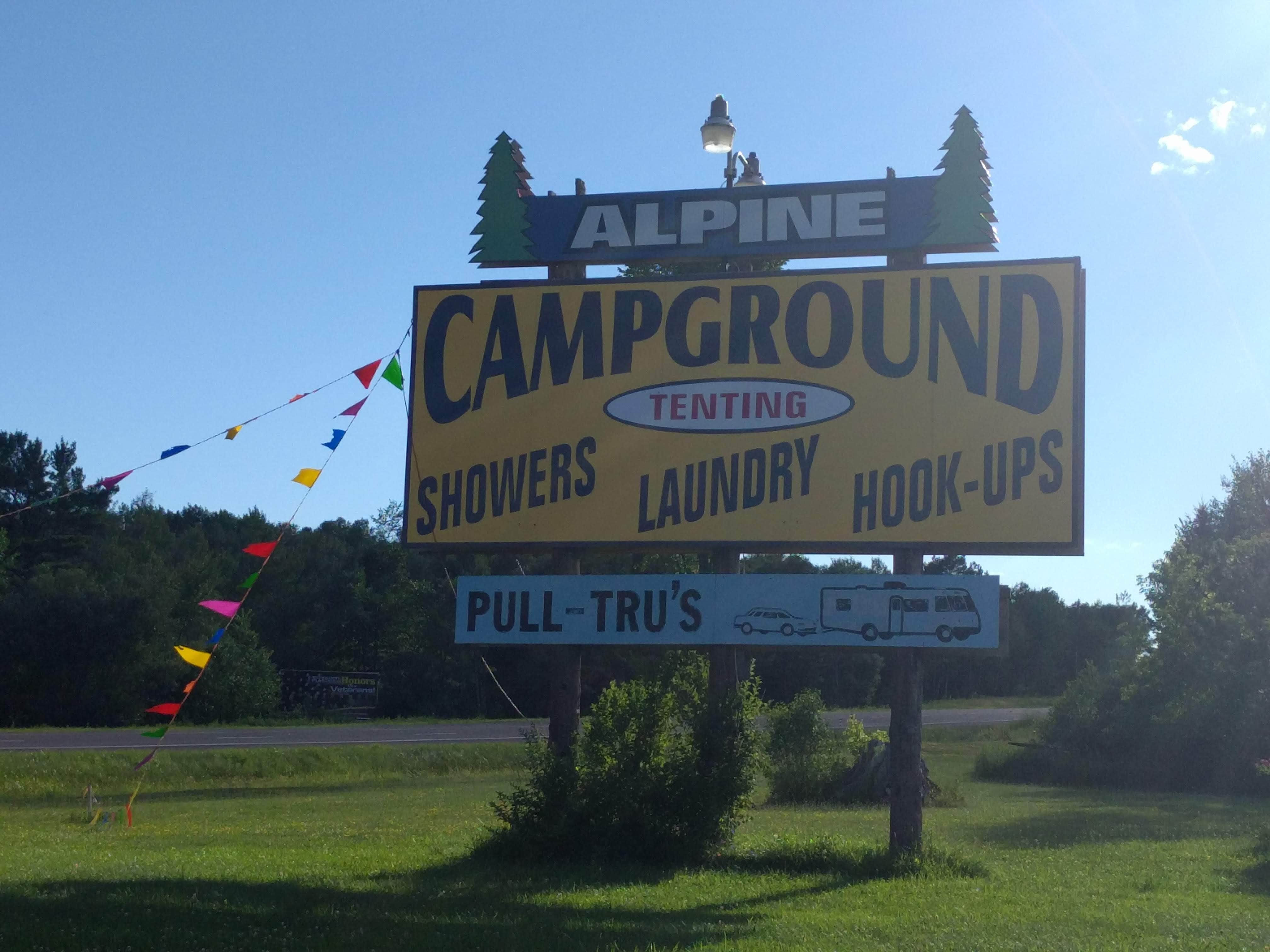 Camper-submitted photo at Alpine Campground & RV Park near Bayfield, WI