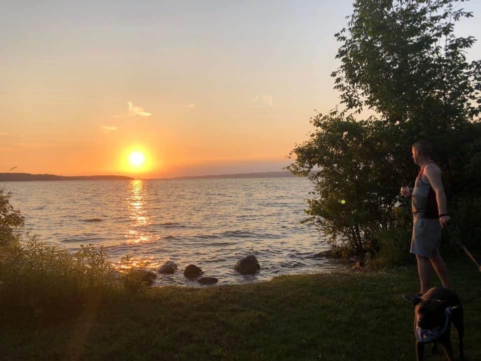 Cory W.'s photo of camping with pets at Young State Park Campground near Elmira, MI