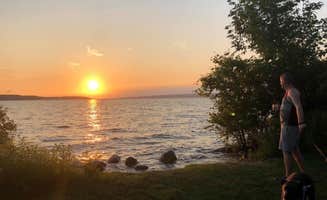 Cory W.'s photo of camping with pets at Young State Park Campground near Petoskey, MI