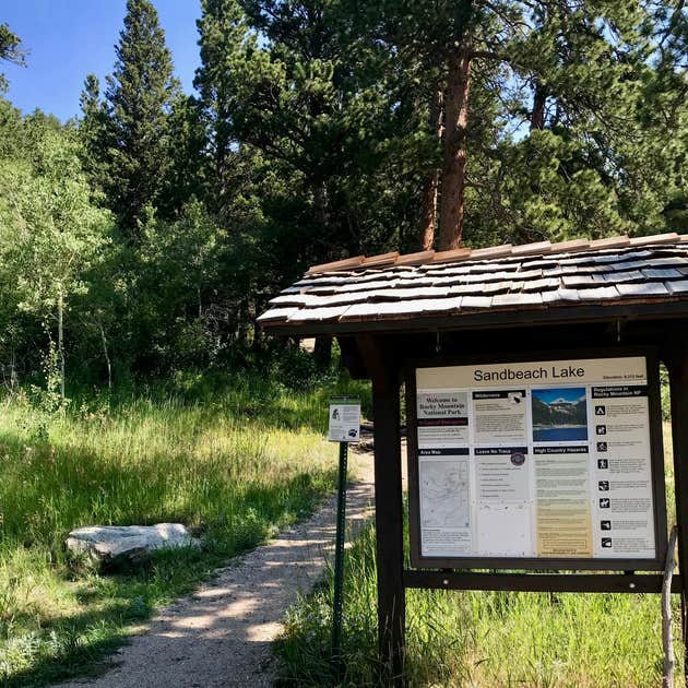 Sandbeach Lake Backcountry Campsite — Rocky Mountain National Park ...