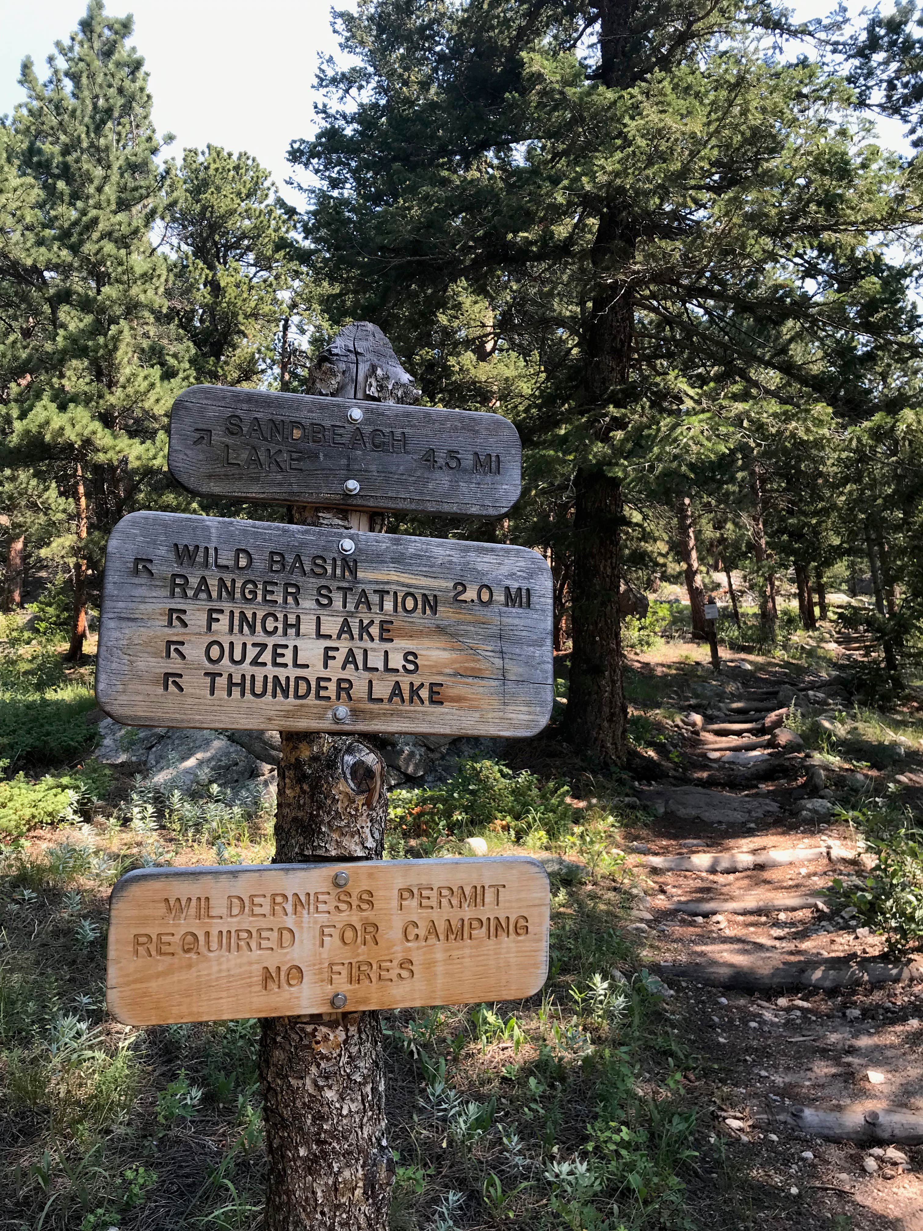Camper submitted image from Sandbeach Lake Backcountry Campsite — Rocky Mountain National Park - 4