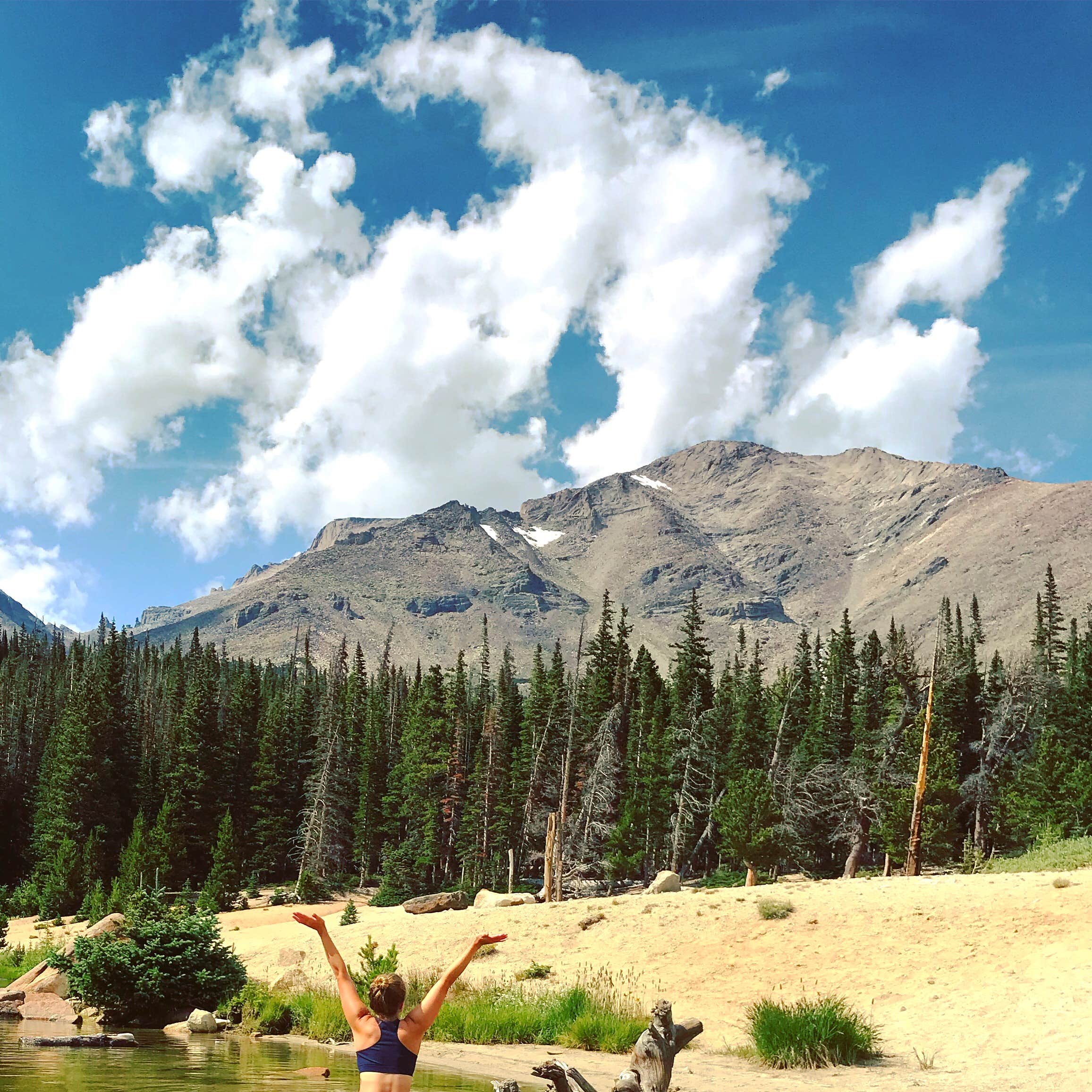 Camper submitted image from Sandbeach Lake Backcountry Campsite — Rocky Mountain National Park - 4