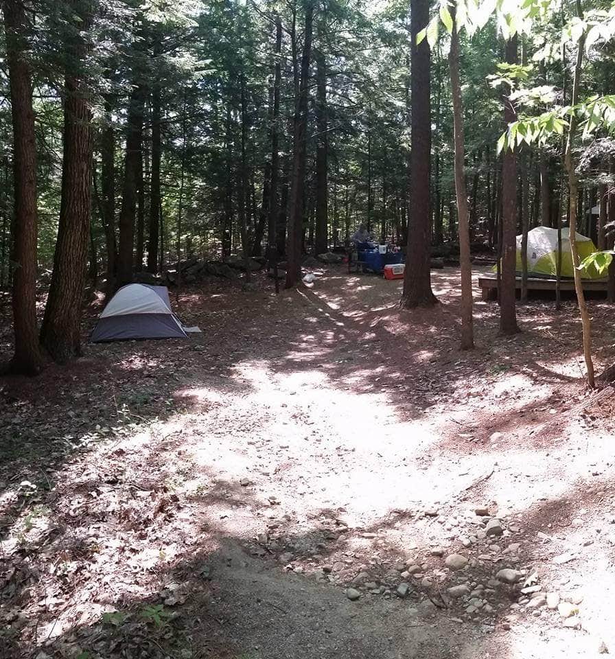 Brittney K.'s photo at Gilson Pond Area Campground — Monadnock State Park near Surry, NH