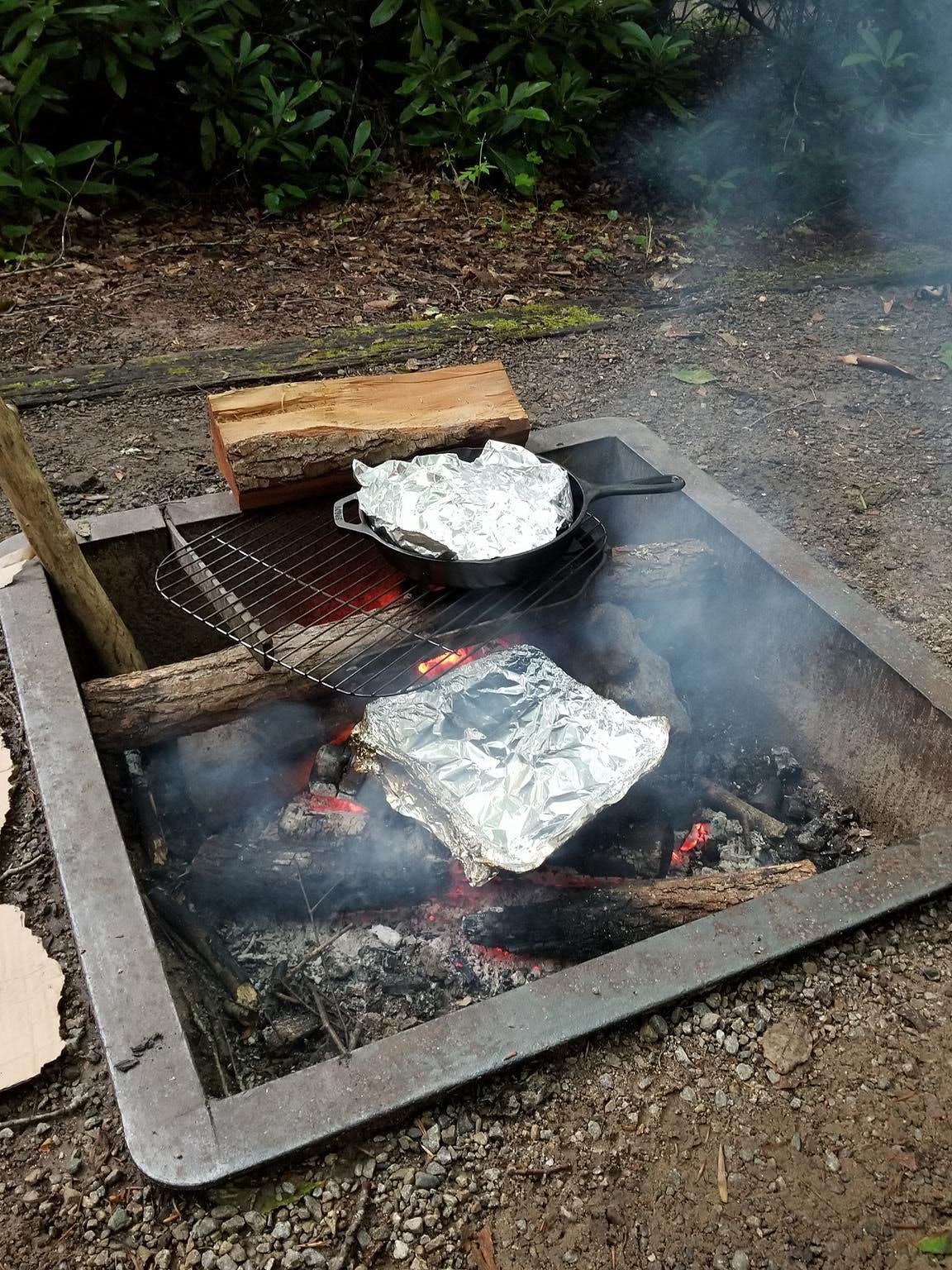 Seriously roughing it but oh so good!