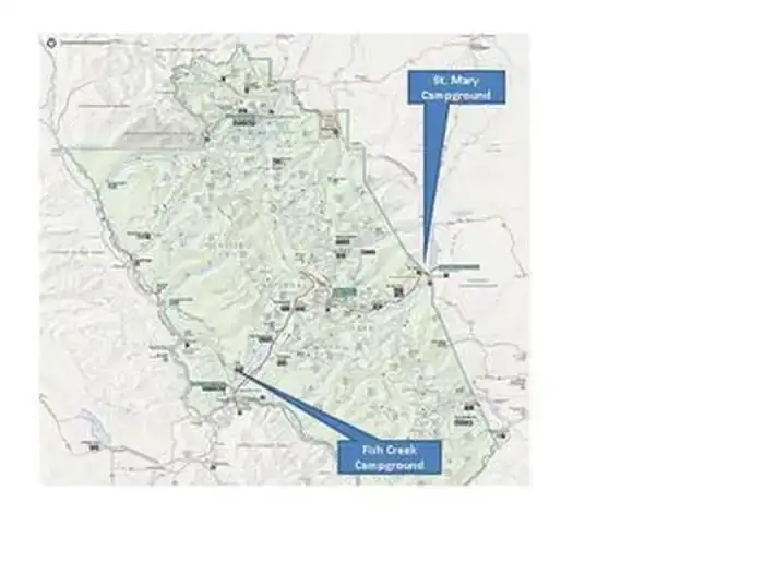 Camper-submitted photo at St Mary Campground - Glacier National Park — Glacier National Park in Montana