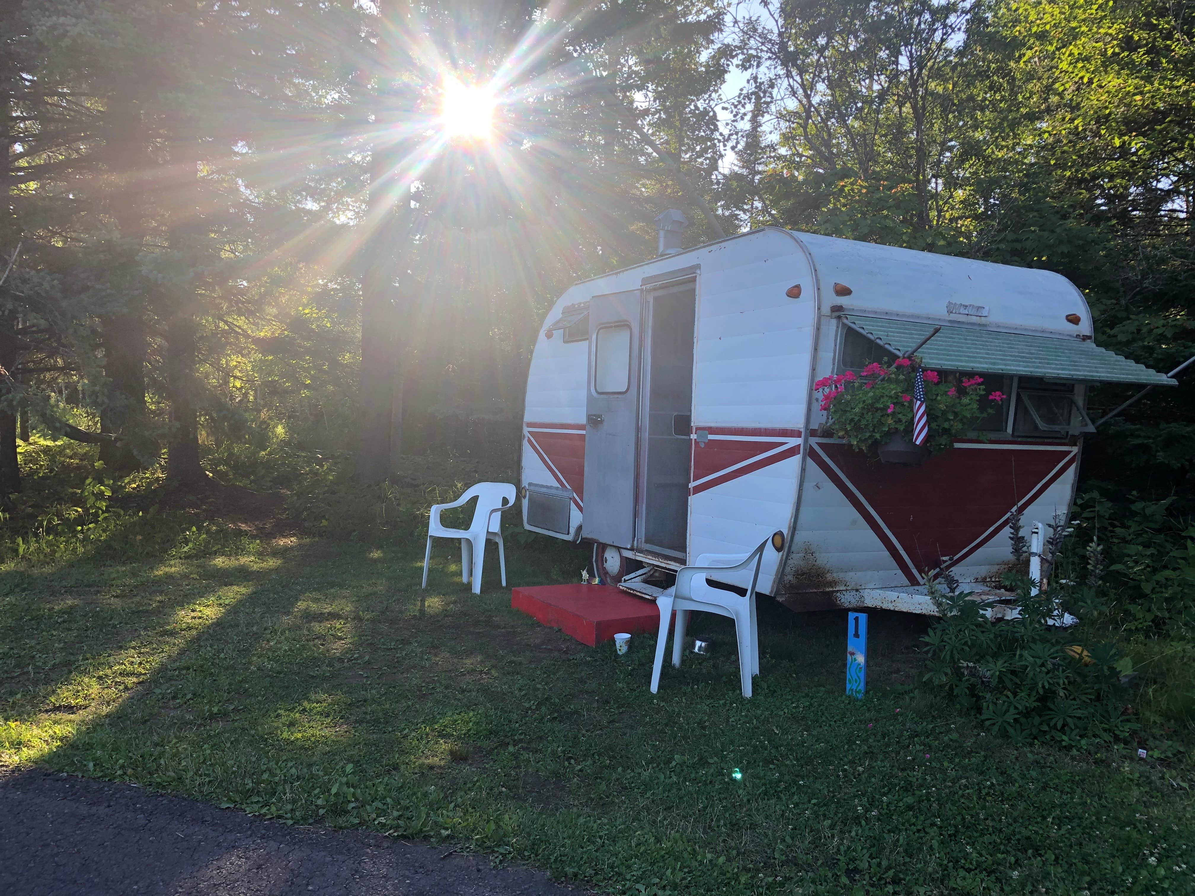 Allison  K.'s photo of rv camping at Wunderbar Eatery and Glampground - PERMANENTLY CLOSED near Lutsen, MN