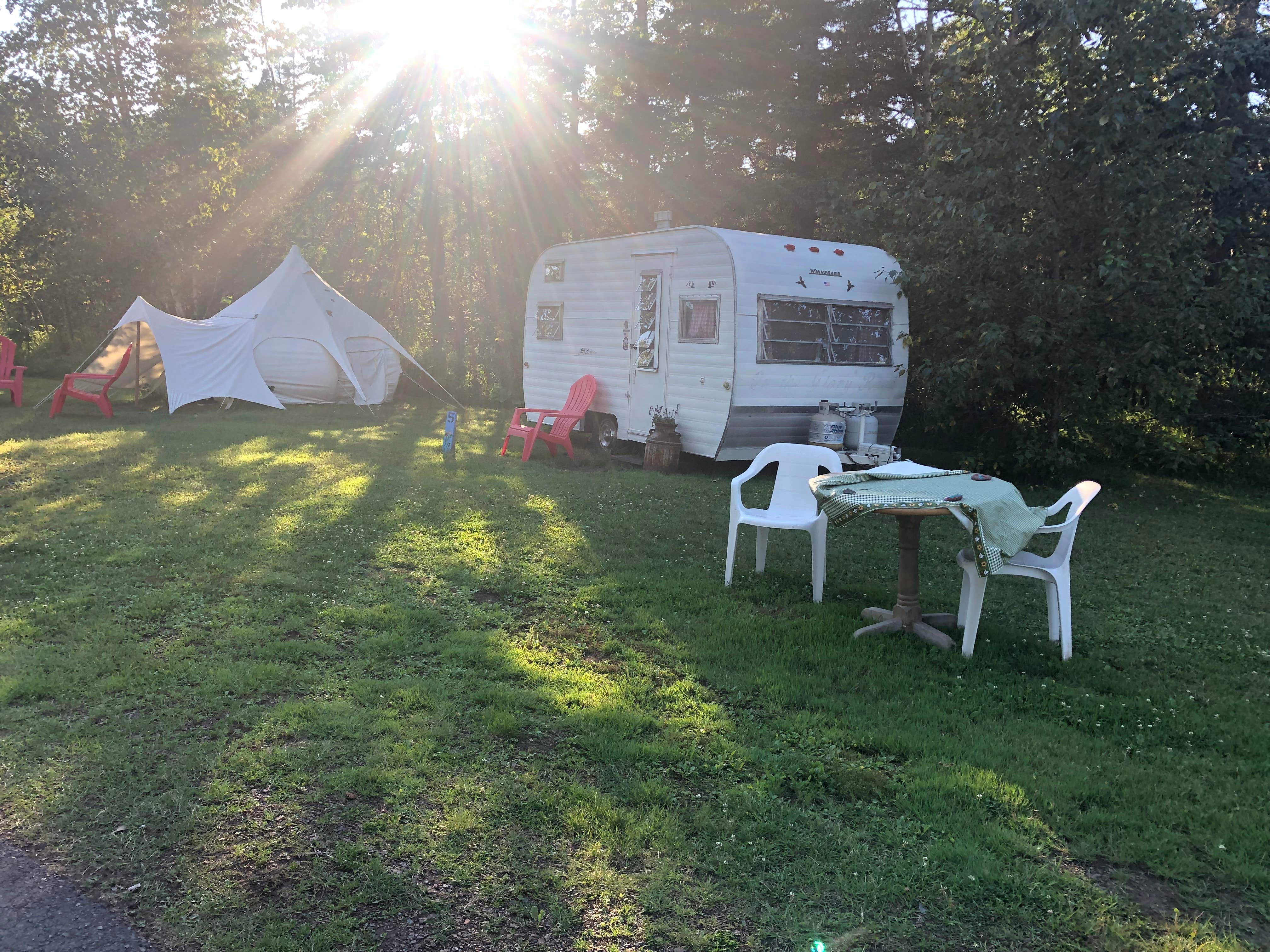 Allison  K.'s photo of rv camping at Wunderbar Eatery and Glampground - PERMANENTLY CLOSED near Lutsen, MN