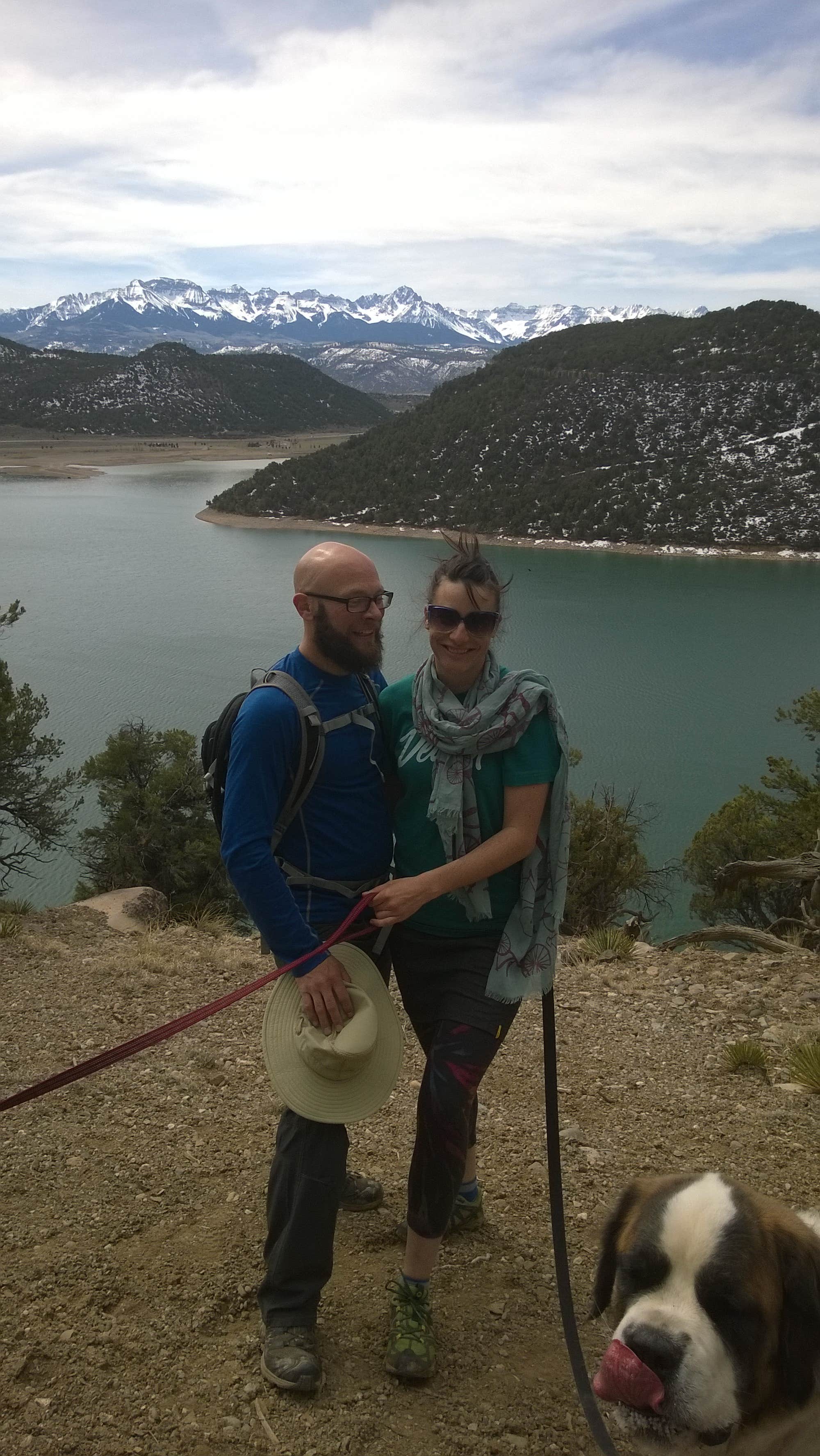 Russ M.'s photo of camping with pets at Elk Ridge Campground — Ridgway State Park near Ridgway, CO