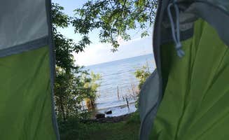 Jennifer L.'s photo of tent camping at Newport State Park near Menominee, MI