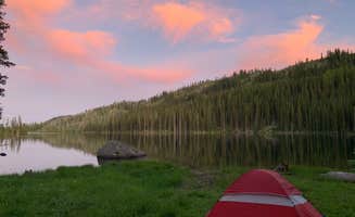 Jim F.'s photo of tent camping at Fish Lake Campground near Durkee, OR