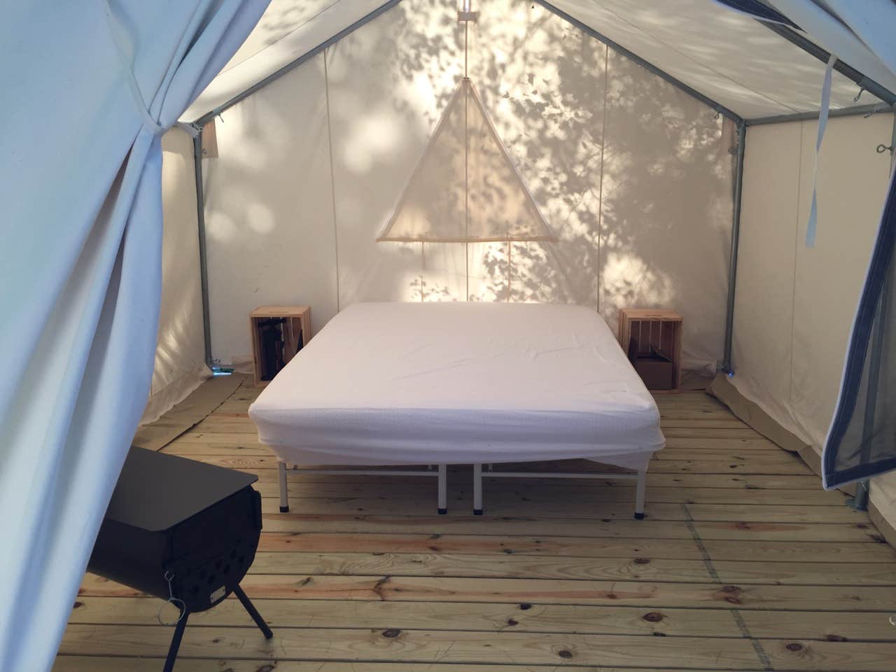 The Dyrt's photo of glamping accommodations at Moonlit Pond near Sherburne, NY