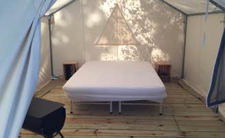 The Dyrt's photo of glamping accommodations at Moonlit Pond near Bainbridge, NY