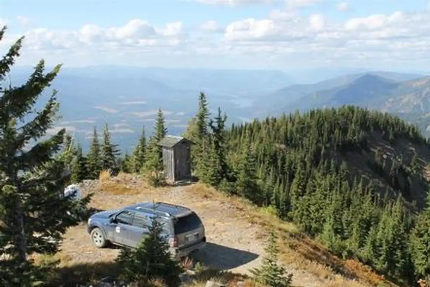 Camper-submitted photo at Cougar Peak Lookout near Trout Creek, MT
