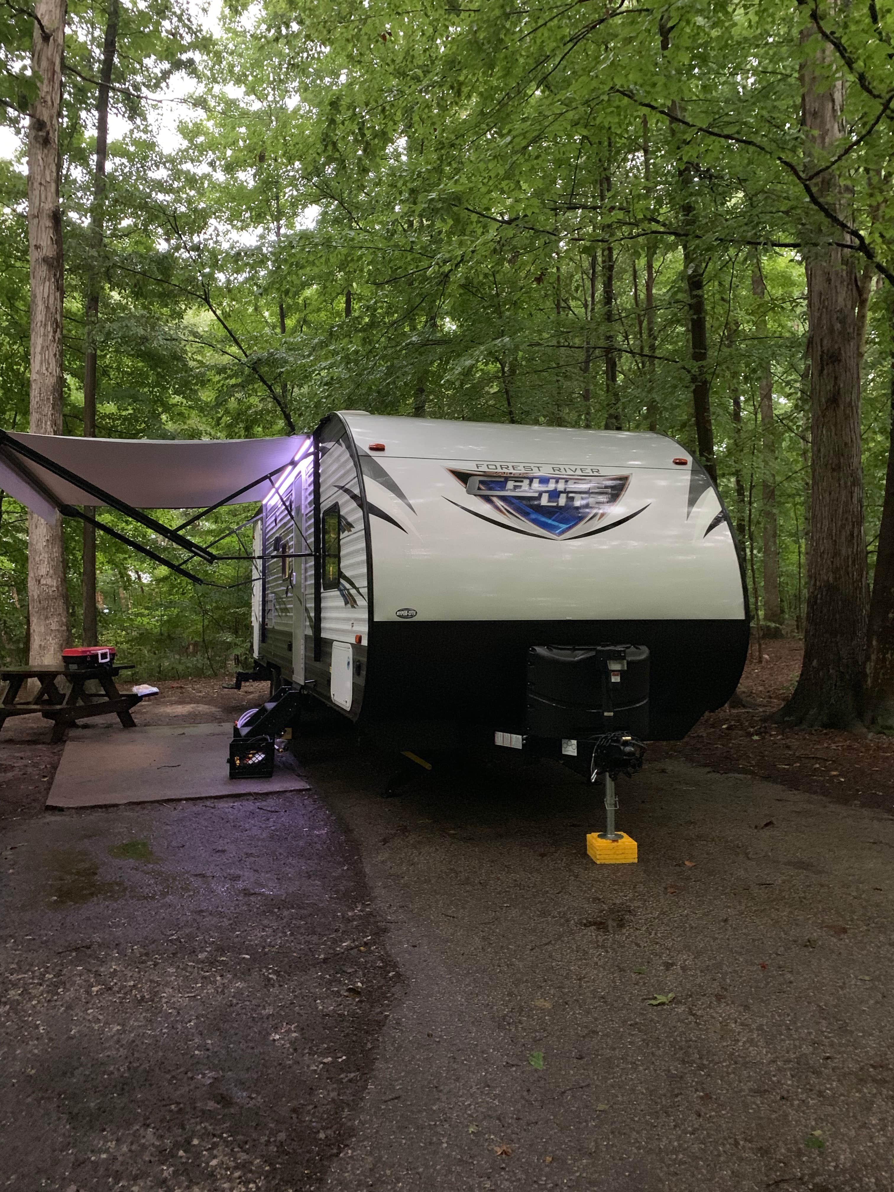Becky E.'s photo of rv camping at Paynetown Campground near Nashville, IN