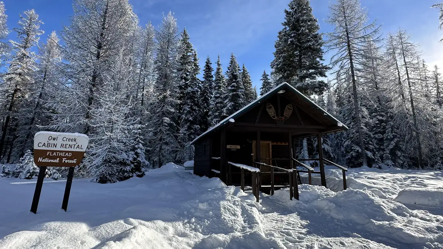 Camper-submitted photo at Owl Creek Cabin near Condon, MT