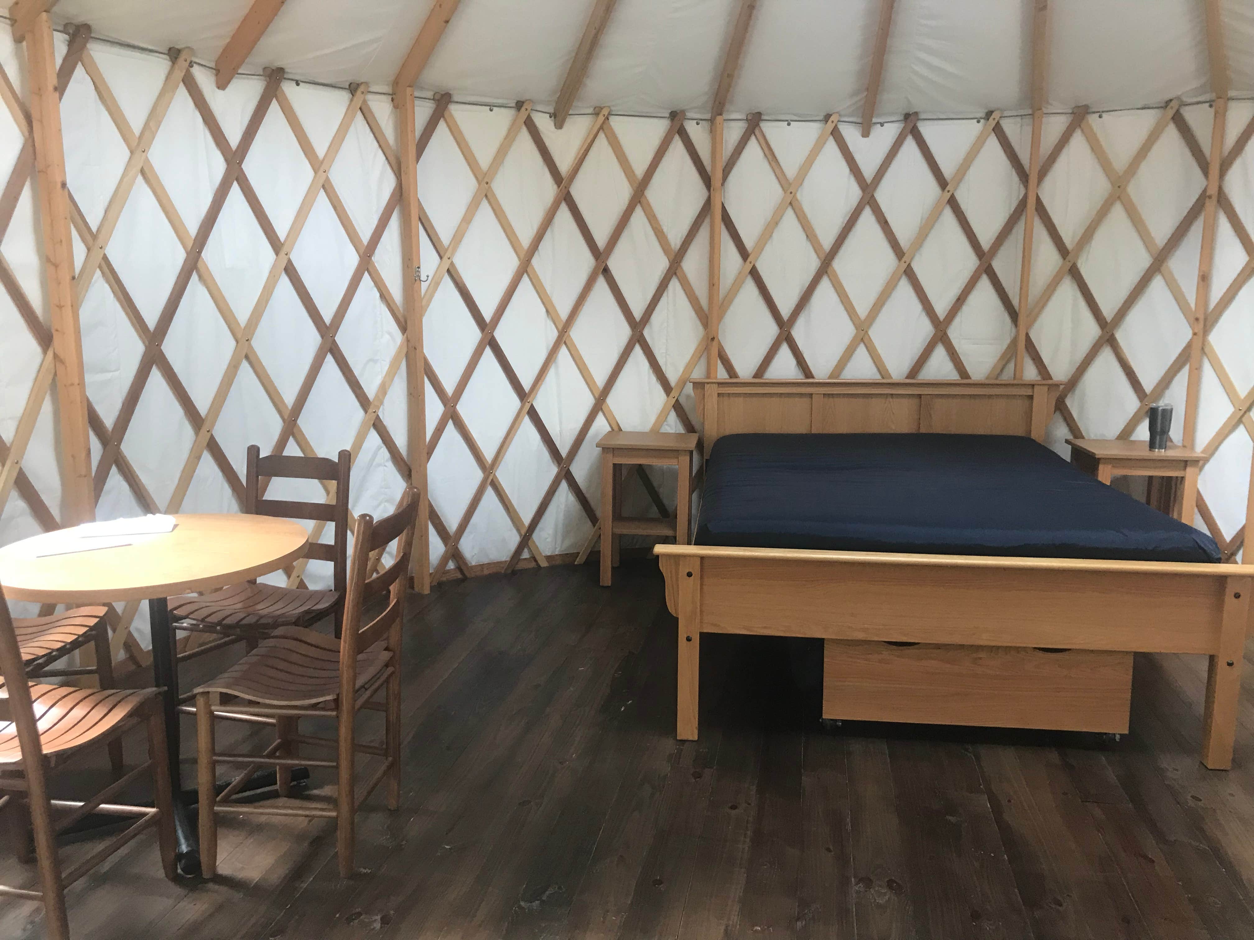 Leslie B.'s photo of glamping accommodations at Andy Guest/Shenandoah River State Park Campground near Harrisonburg, VA