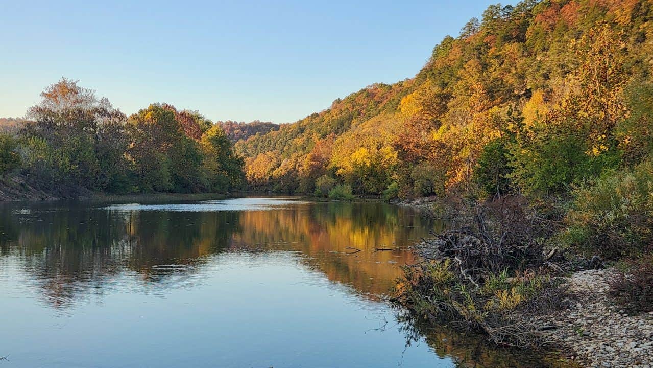 Fred S.'s photo of a dispersed camping area at Woolum Dispersed Area — Buffalo National River near Harrison, AR