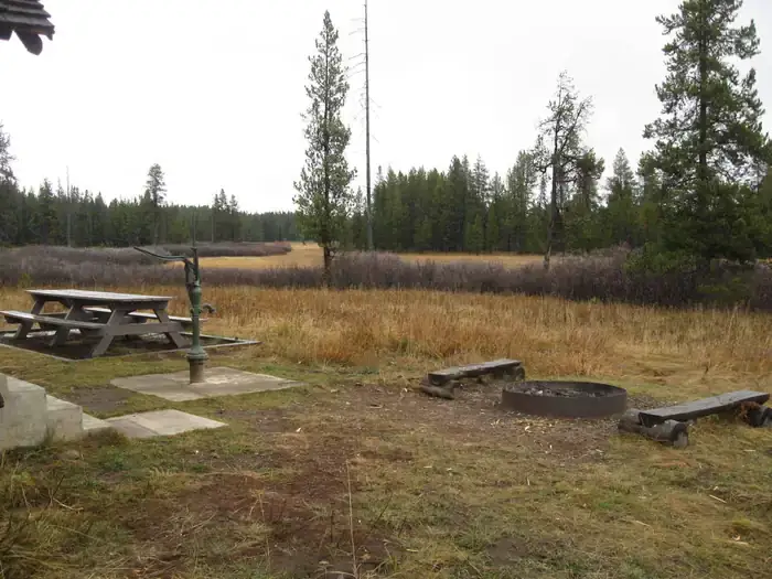 Camper-submitted photo at Squirrel Meadows Cabin near John D. Rockefeller Jr. Memorial Parkway