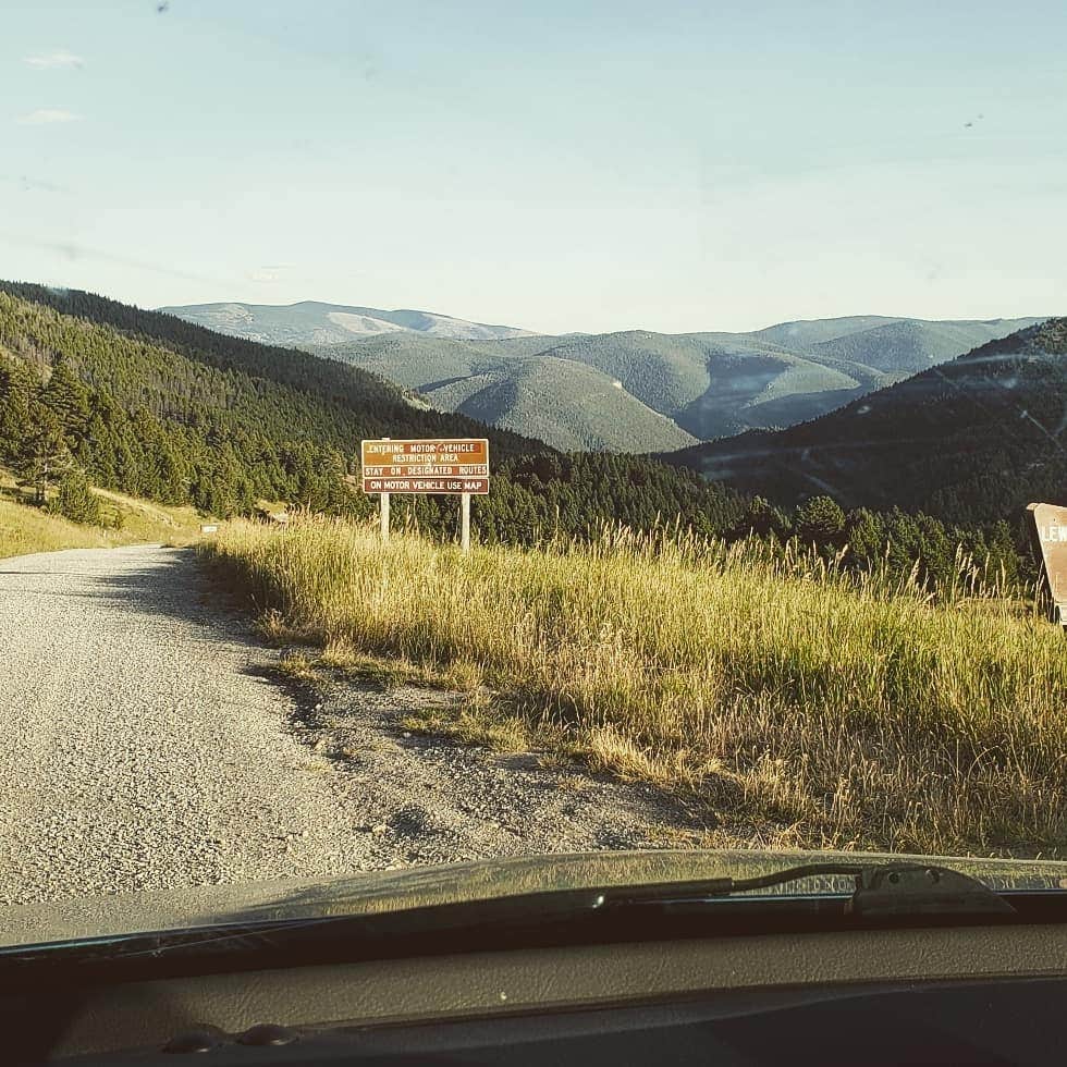 Camper-submitted photo at Logging Creek near Lewis and Clark National Forest