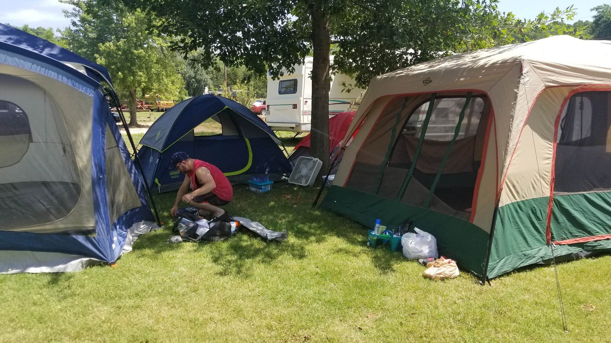 Camper-submitted photo at Campground At The Falls near Pineville, MO