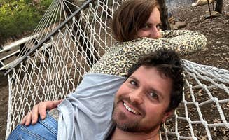 Ash C.'s photo of camping with pets at Sky Valley Acres near Kaw Lake