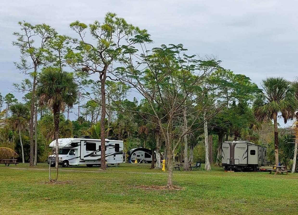 Jeanene A.'s photo of rv camping at Trail Lakes Campground near Everglades City, FL