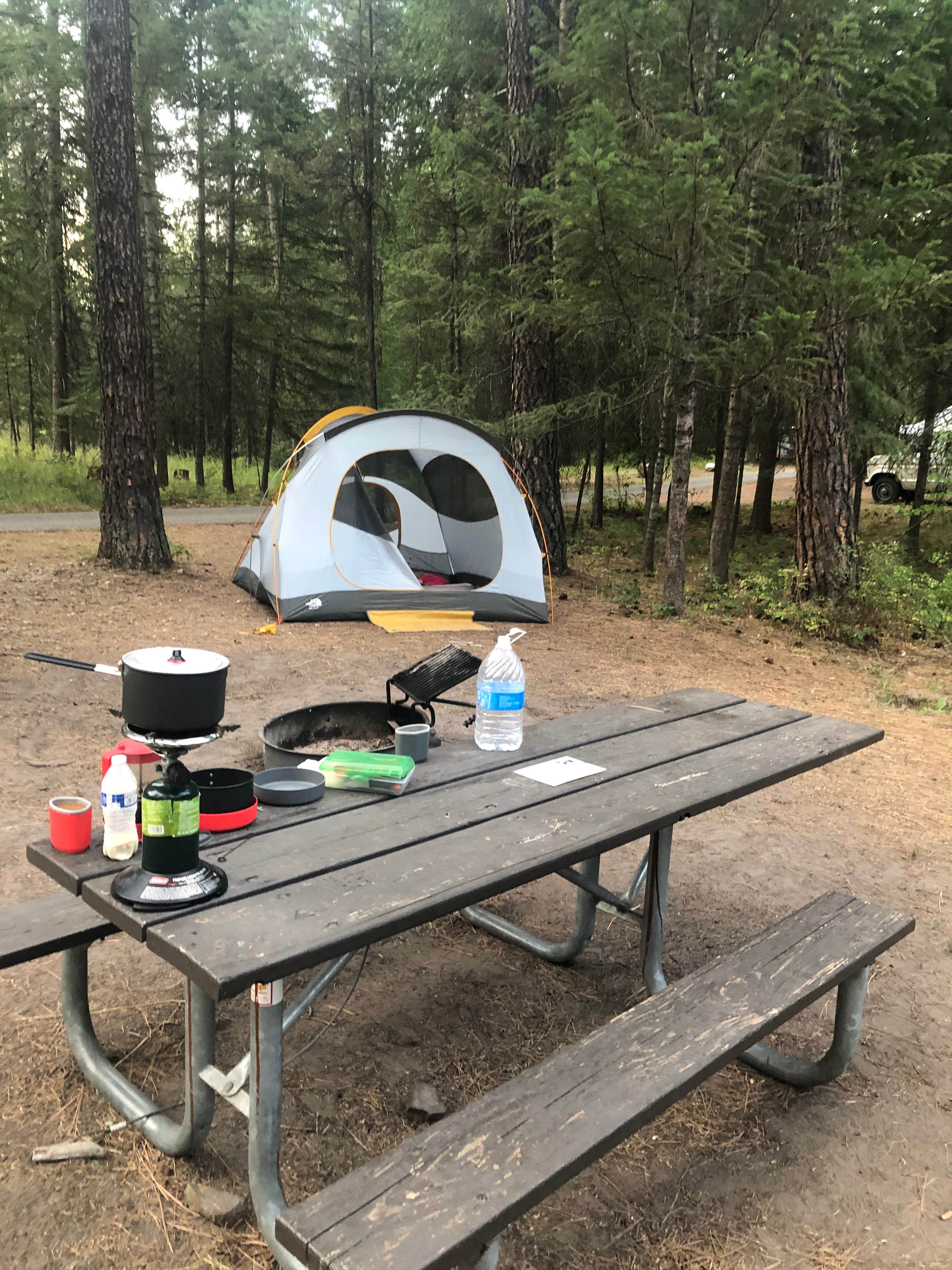 Camper-submitted photo at Thompson Falls State Park Campground near Saltese, MT
