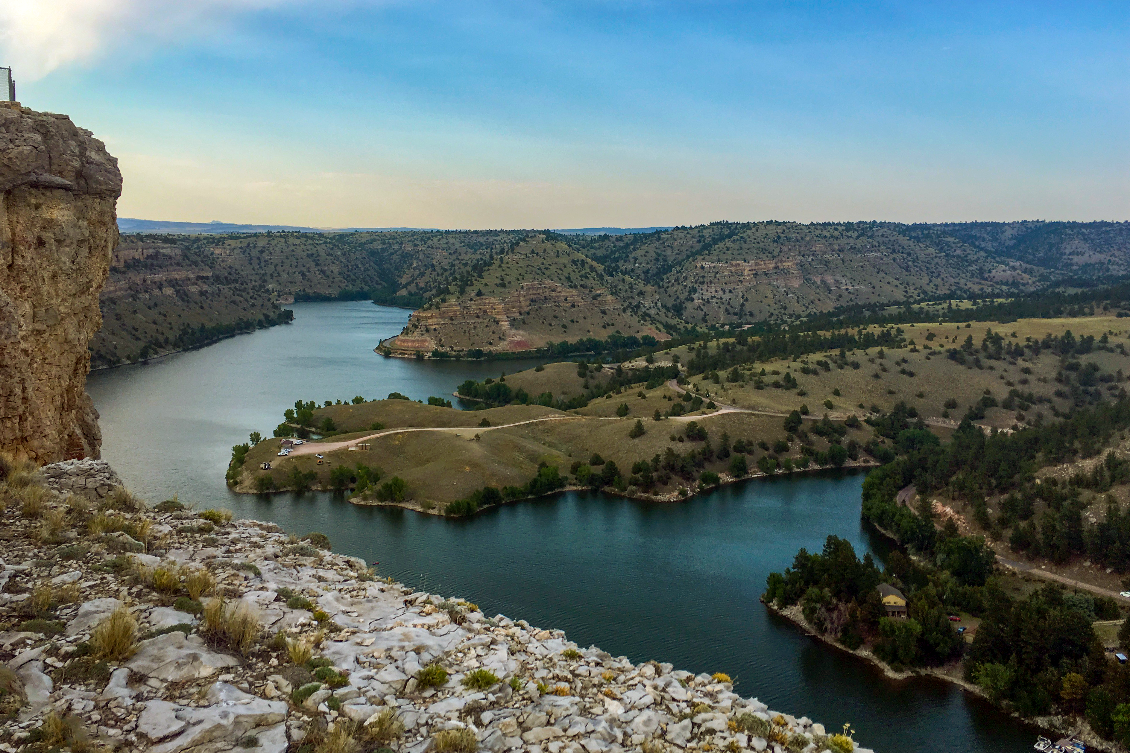 Camper-submitted photo at Sandy Beach — Guernsey State Park near Hartville, WY