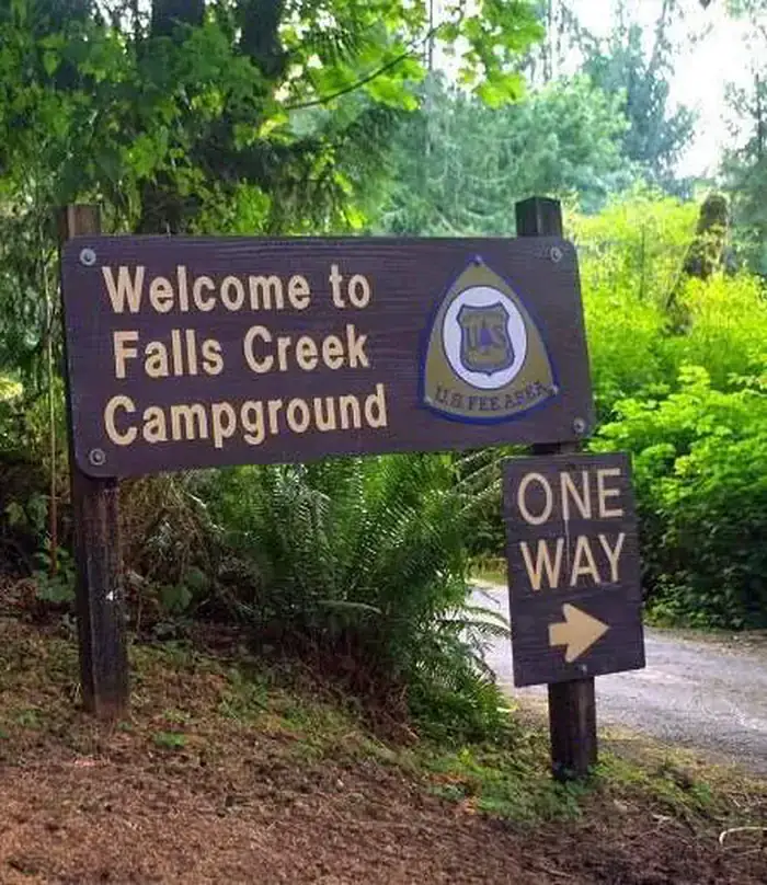 Camper-submitted photo at Falls Creek Campground near Olympic National Park