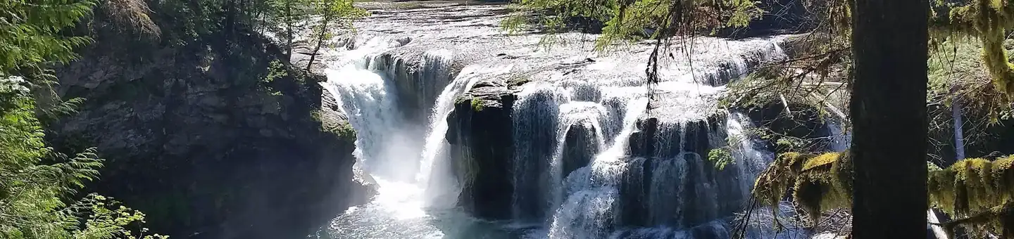 Camping near Summit Creek: Lower Falls Campground, Trout Lake, Washington