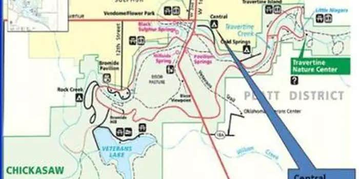 Camper submitted image from Central Campground — Chickasaw National Recreation Area