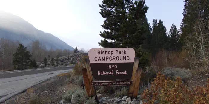 Camper submitted image from Bishop Park Campground (Ca) — Inyo National Forest