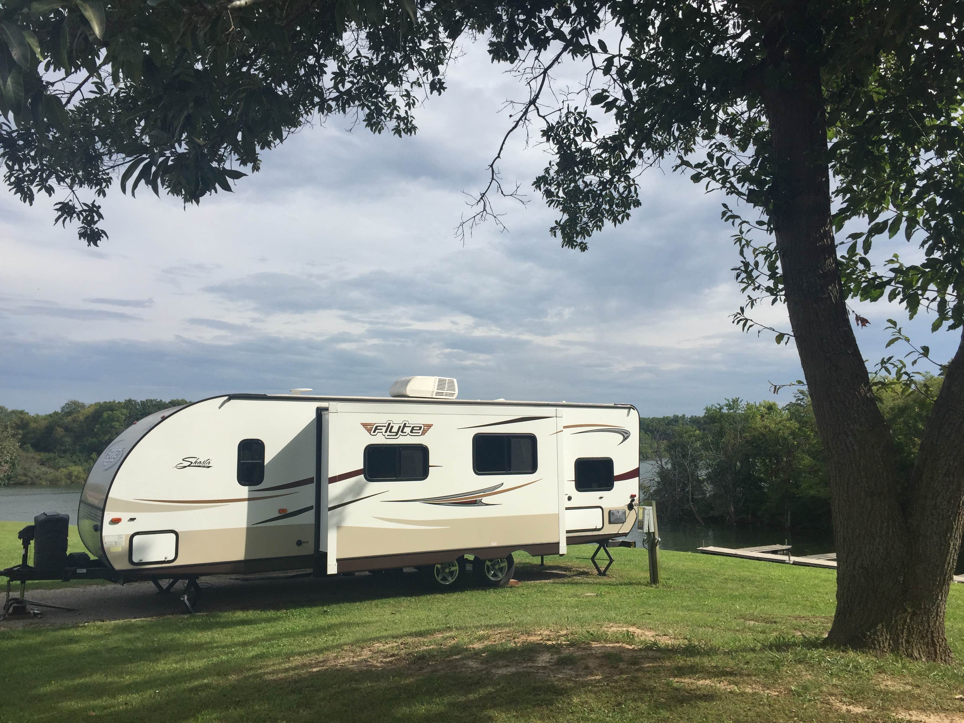 J K.'s photo of rv camping at Primitive Campground — Jim Edgar Panther Creek State Fish and Wildlife Area near Jacksonville, IL