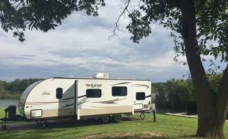 J K.'s photo of rv camping at Primitive Campground — Jim Edgar Panther Creek State Fish and Wildlife Area near Timewell, IL
