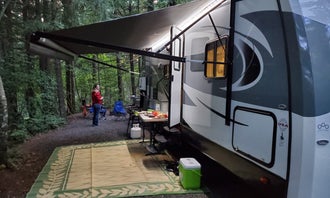 Camping near Wyeth Campground at the Gorge: Timberlake Campground & RV, Keystone Harbor, Washington