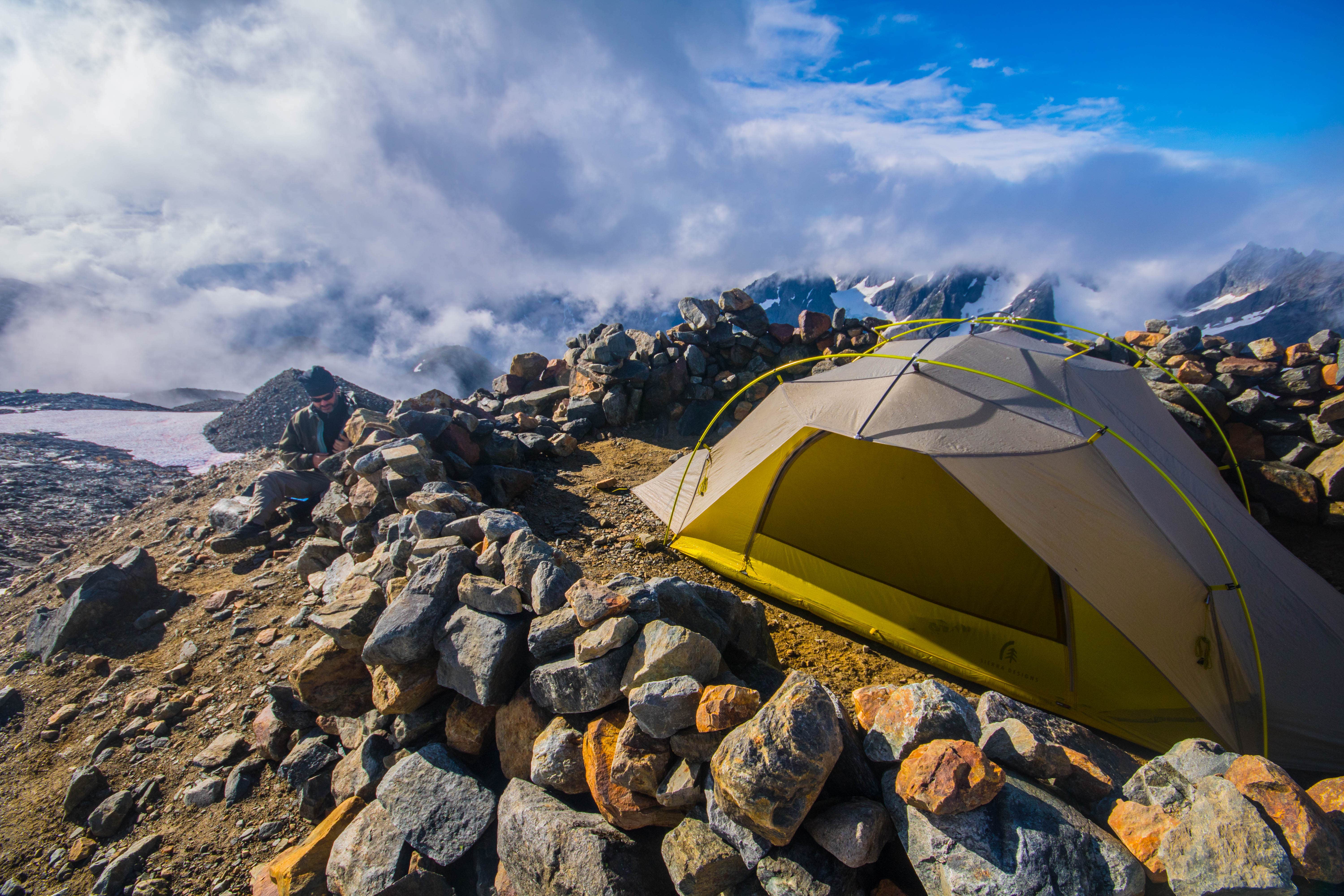Shari  G.'s photo of tent camping at Sahale Glacier Camp — North Cascades National Park near Rockport, WA