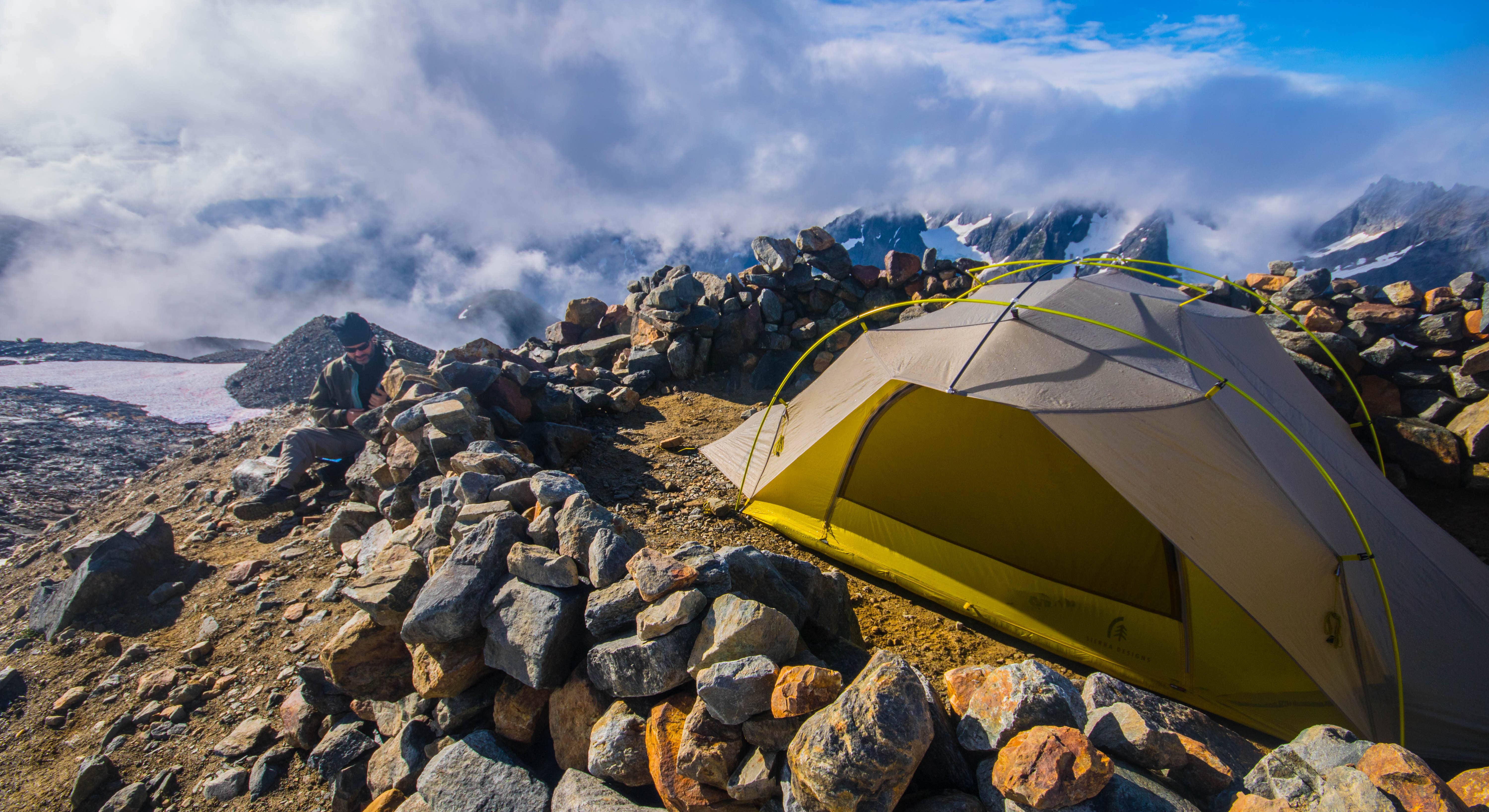 Tent Camping at Sahale Glacier Camp North Cascades National Park