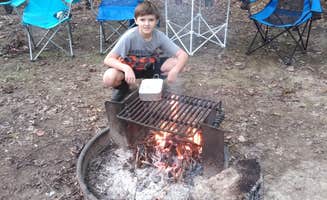 Jessica L.'s photo of tent camping at Old Stone Fort State Archaeological Park near J Percy Priest Lake