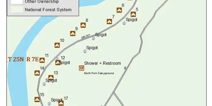 Camper submitted image from North Fork Campground