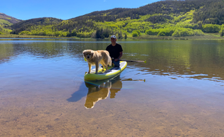 B B.'s photo of camping with pets at Pearl Lake State Park Campground near Hayden, CO