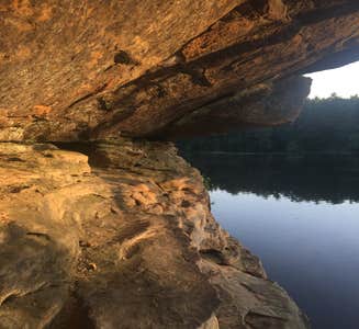 Camper-submitted photo from Sandstone Ridge Campground — Mirror Lake State Park