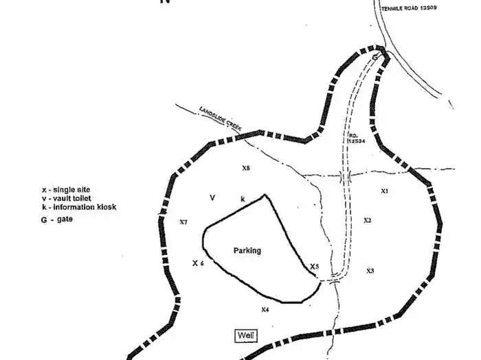 Camper submitted image from Landslide — Sequoia National Forest - 1