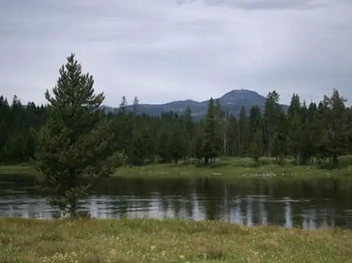 Camper-submitted photo at Flat Rock (idaho) near West Yellowstone, MT