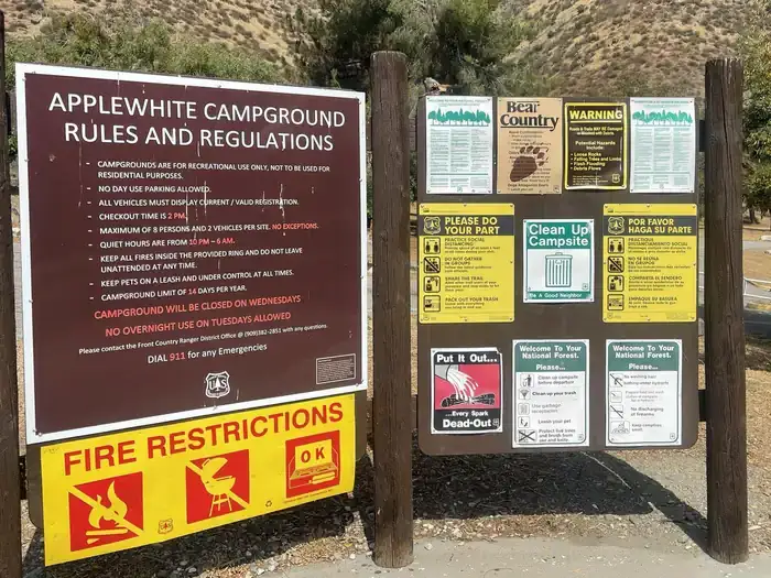 Camper-submitted photo at Applewhite Campground (Ca) — San Bernardino National Forest near Mount Baldy, CA