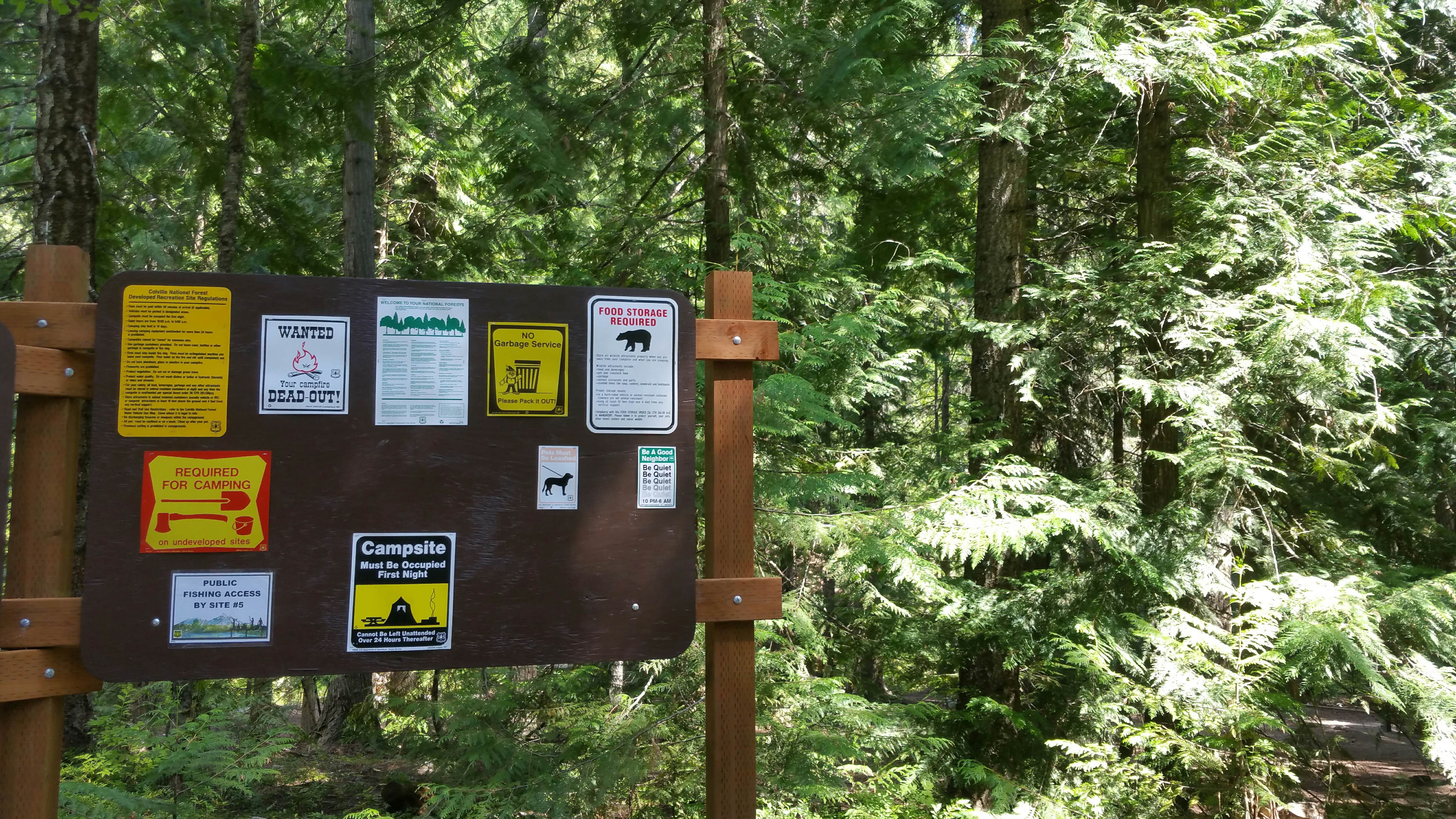 Camper-submitted photo at Trout Lake Campground near Kettle Valley, WA