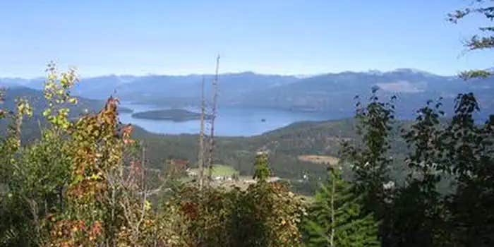 Camper submitted image from Kalispell Island Boat-in Campground