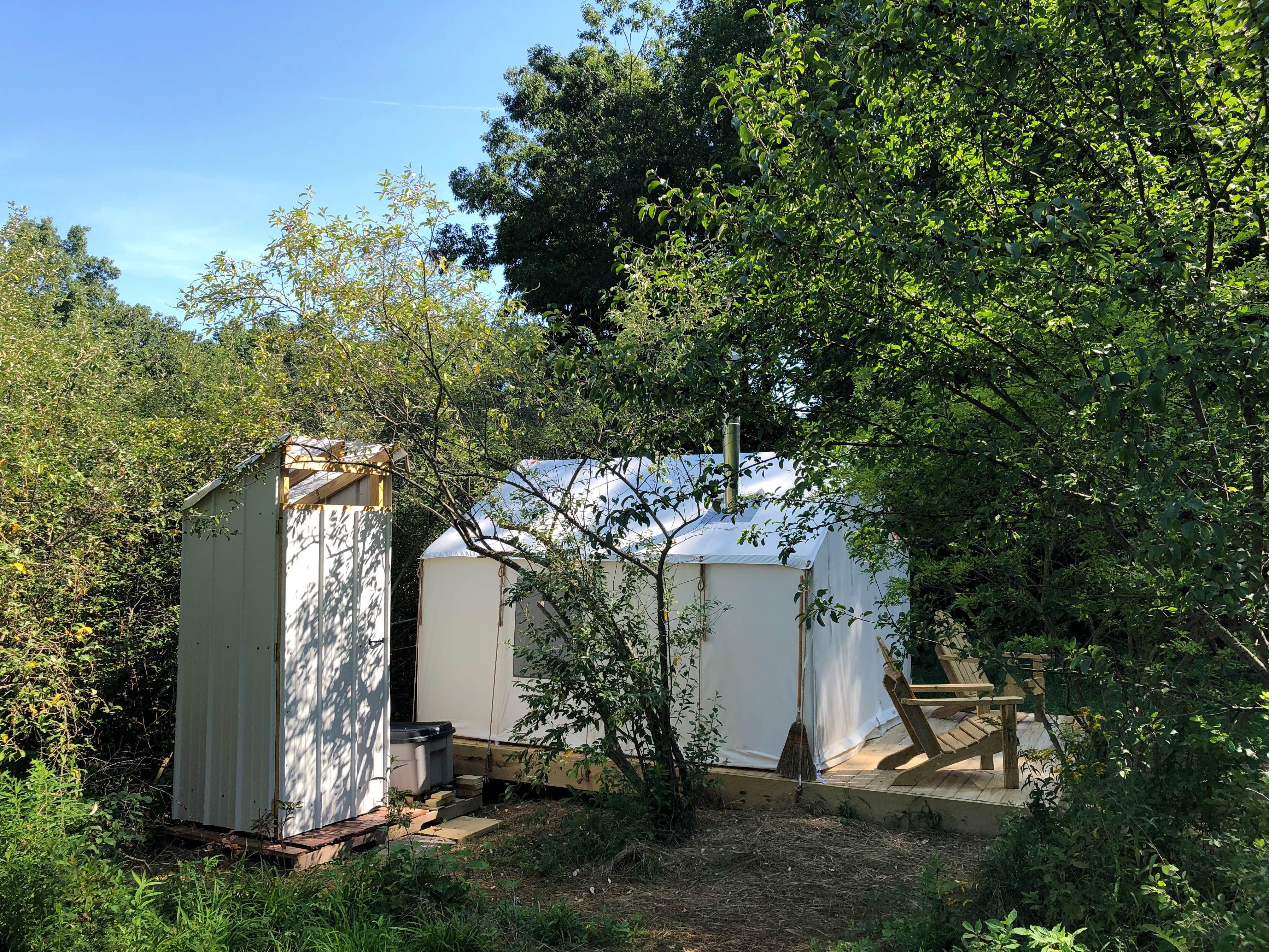 The Dyrt's photo of glamping accommodations at Meadow Retreat at Little Leaf Farm near Owego, NY